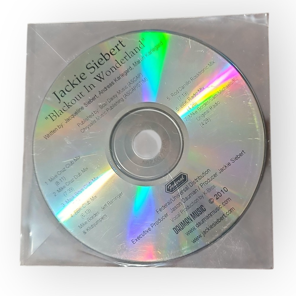 Jackie Siebert – Blackout‎ In Wonderland [2010 Promotional CDr Maxi-Single]